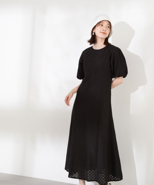 「N.(N. Natural Beauty Basic)」 長袖ワンピース SMALL ブラック レディース_画像3