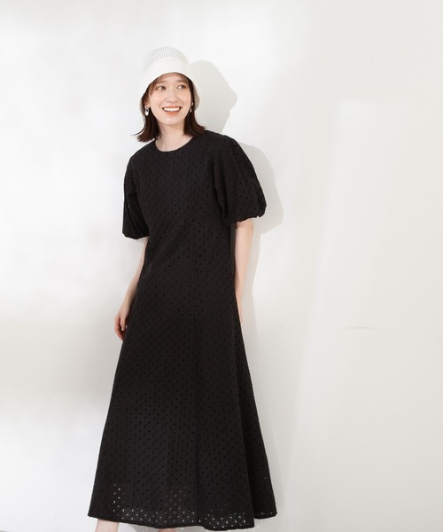 「N.(N. Natural Beauty Basic)」 長袖ワンピース SMALL ブラック レディース_画像7