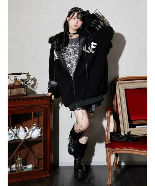 NOEMIE（ノエミー） ブルゾン アウター ダブルバックルねこ耳ユニ