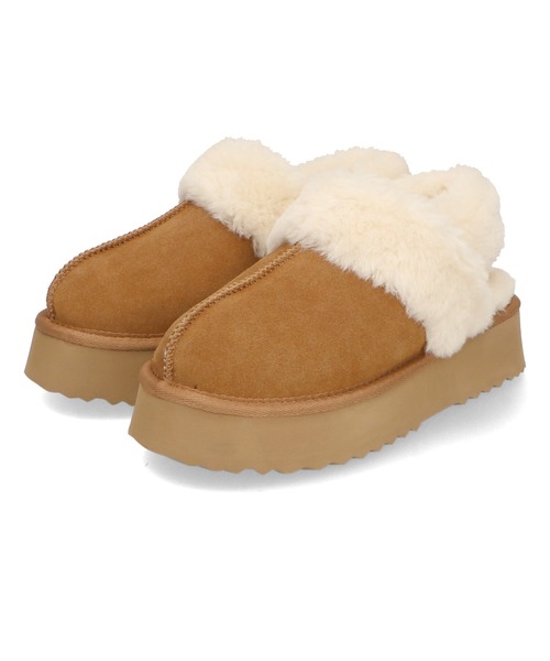 「ORiental TRaffic」 フラットサンダル L キャメル レディース_画像3