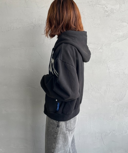 定価56100円【新品】レディースSレザレクションGMパーカー＆パンツセット紺 SEQUENZE パーカー 「SEQUENZ（シークエンズ）」RHINE STONE ZIP P/K