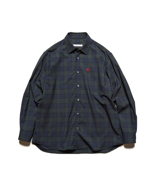 SOPHNET.（ソフネット） シャツ TROPICAL CHECK RELAX-FIT SHIRT