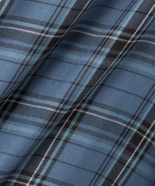 「A/C DESIGN BY ALPHA CUBIC」 長袖シャツ 13号 ブルー レディース_画像8