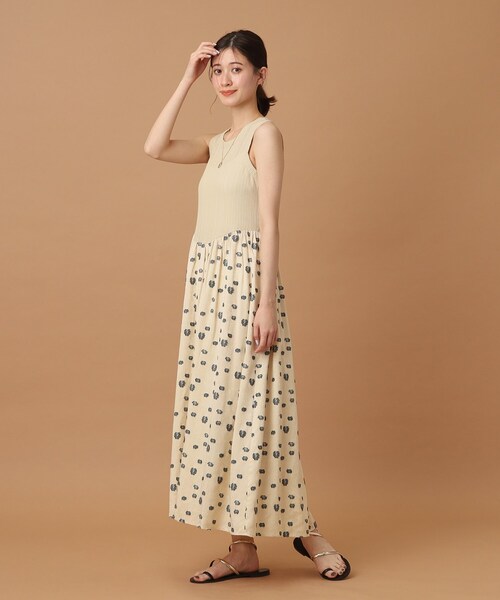 「muller of yoshiokubo」 ノースリーブワンピース 00 ベージュ レディース_画像7