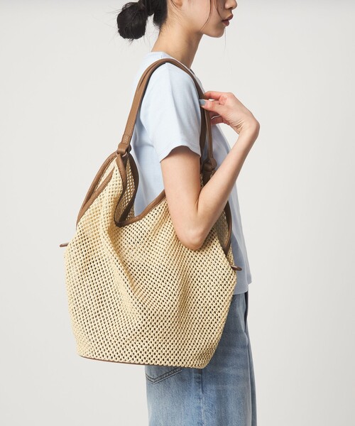 ショルダーバッグ バッグ 「EMMEL REFINES」EM カゴ トートバッグ レディースの画像