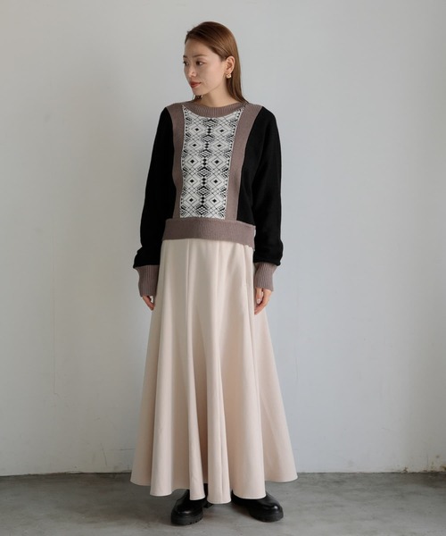 「URBAN RESEARCH Sonny Label」 フレアスカート 38 ブラック レディース_画像7