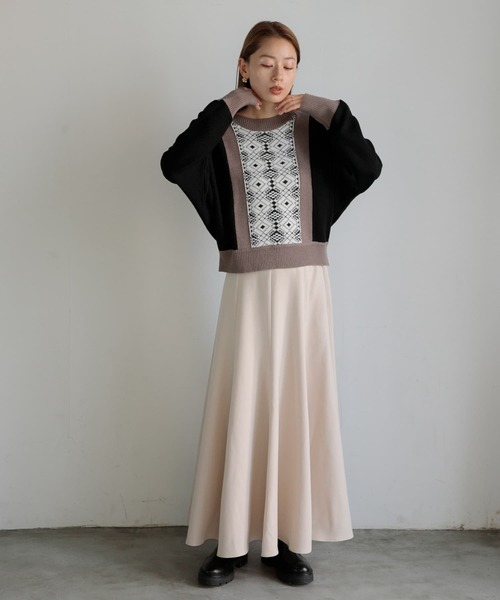 「URBAN RESEARCH Sonny Label」 フレアスカート 38 ブラック レディース_画像8