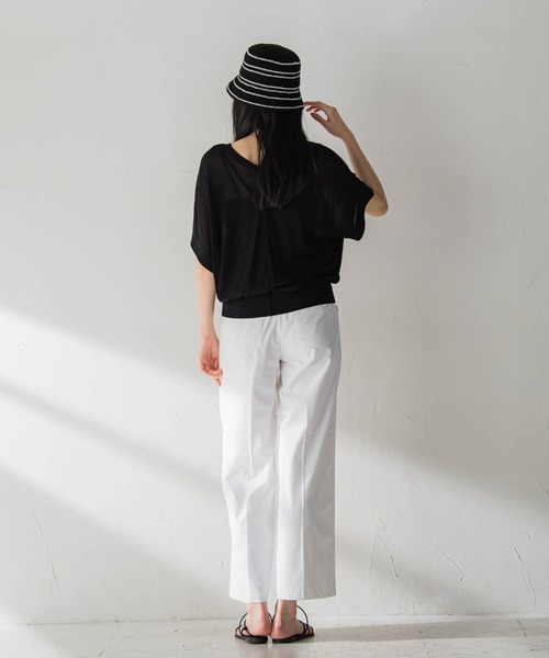 「MAYSON GREY」 スラックス L ホワイト レディース_画像4