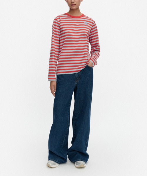 marimekko（マリメッコ） tシャツ 「kioski」 Tasaraita Unikko
