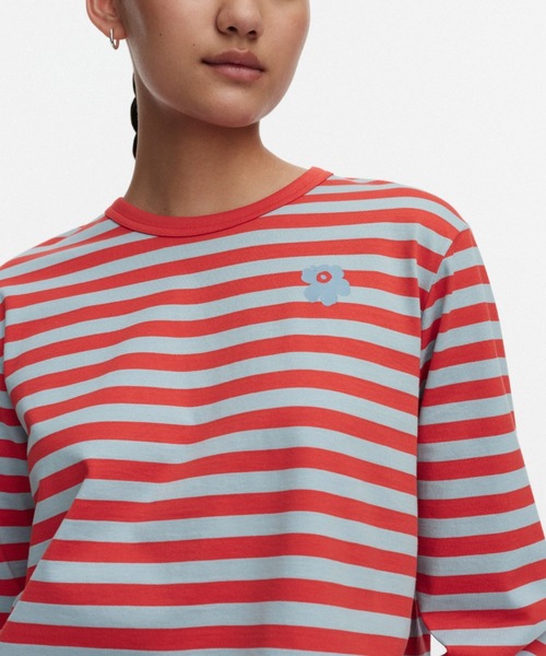 marimekko（マリメッコ） tシャツ 「kioski」 Tasaraita Unikko