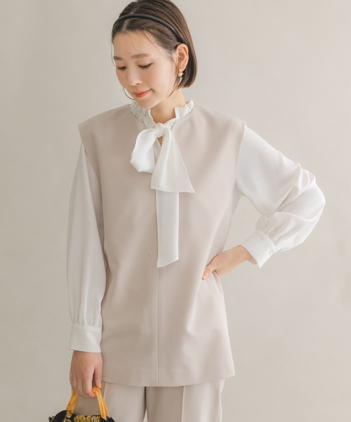 「F by ROSSO」 セットアップ 36 ホワイト系その他 レディース_画像3