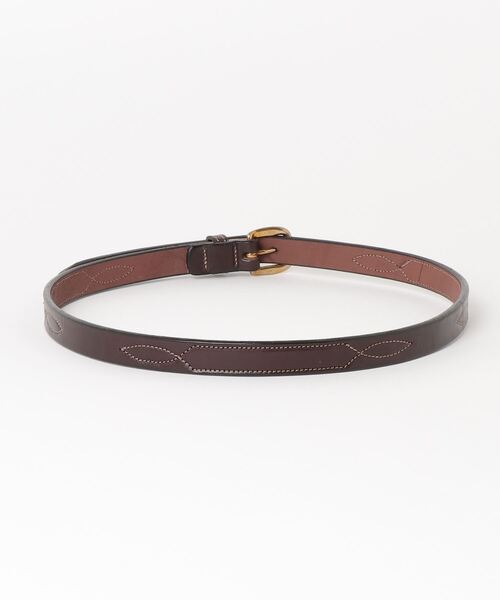 「TORY LEATHER」 ベルト 30inch ブラック メンズ_画像2