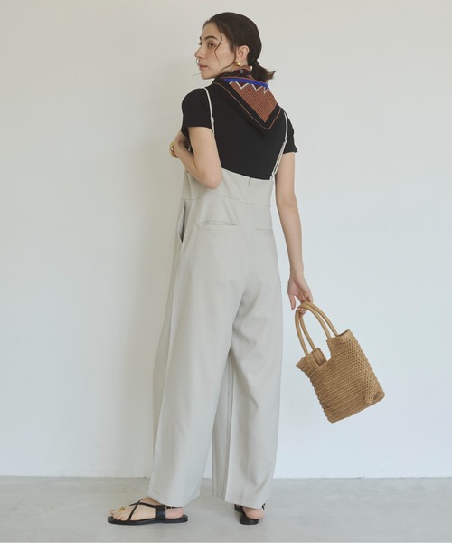 ANGIE オーバーオール MEDIUM ホワイト系その他 レディース : ZOZOTOWN