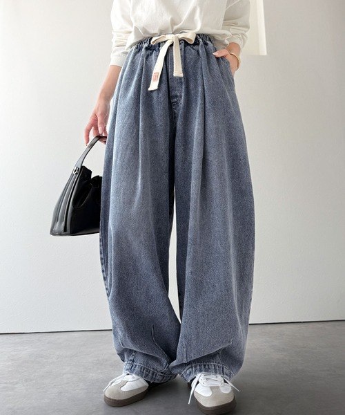 「Java」 デニムパンツ SMALL ブラック レディース_画像4