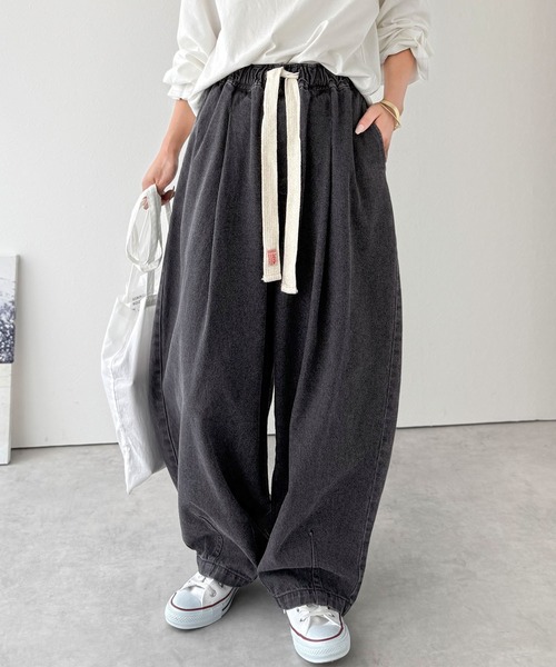 「Java」 デニムパンツ SMALL ブラック レディース_画像10