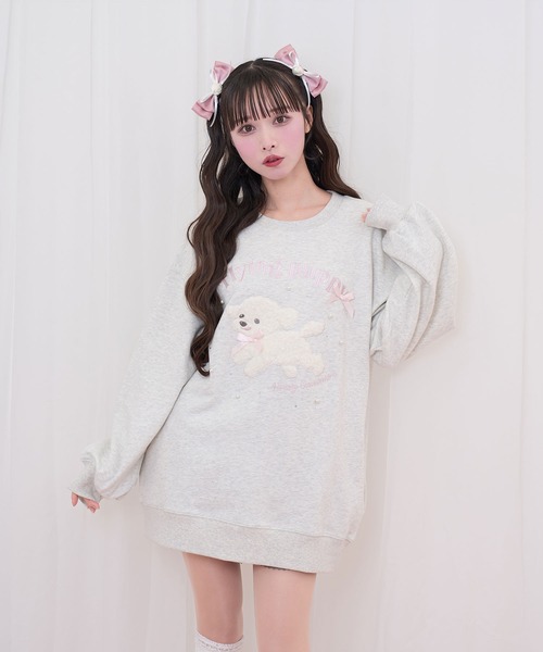 ハニーシナモン♡新品未使用♡トップス♡ Honey Cinnamon（ハニーシナモン） トレーナー スウェット ハート