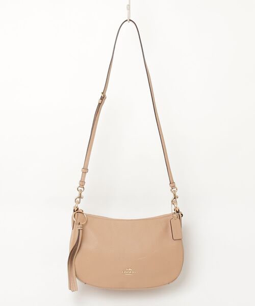 【COACH】ショルダー付きハンドバッグ ベージュ COACH（コーチ） ショルダーバッグ - ベージュ レディース : ZOZOTOWN