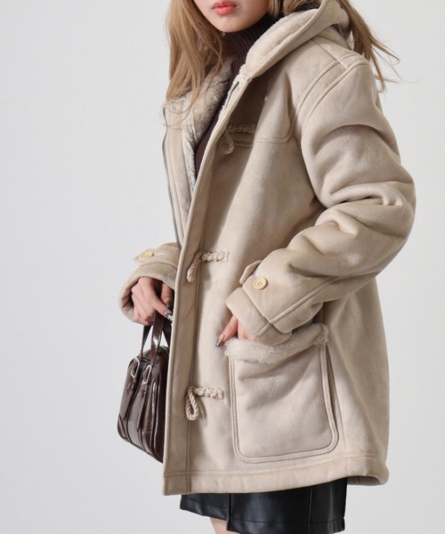 「Ree&Mee」 「Port Bridge」ダッフルコート L ベージュ メンズ_画像3