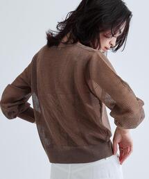 「GALLEST」 カーディガン 38 ベージュ レディースの画像3