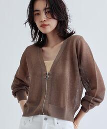 「GALLEST」 カーディガン 38 ベージュ レディースの画像5