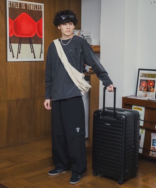 「kaoyorinakami」 長袖Tシャツ X-SMALL ブラック メンズ_画像5