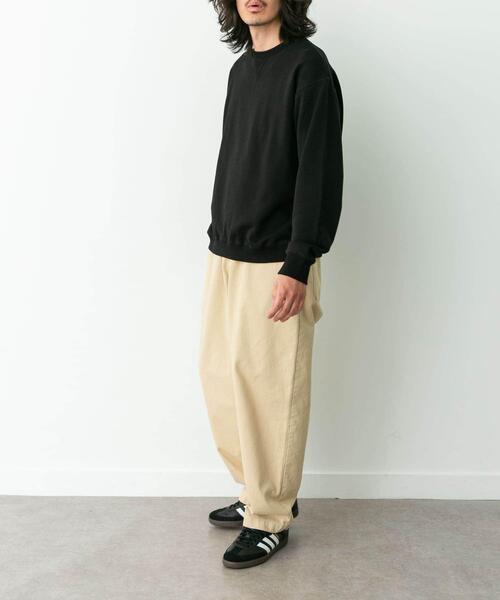 「URBAN RESEARCH Sonny Label」 スウェットカットソー LARGE ネイビー メンズ_画像4
