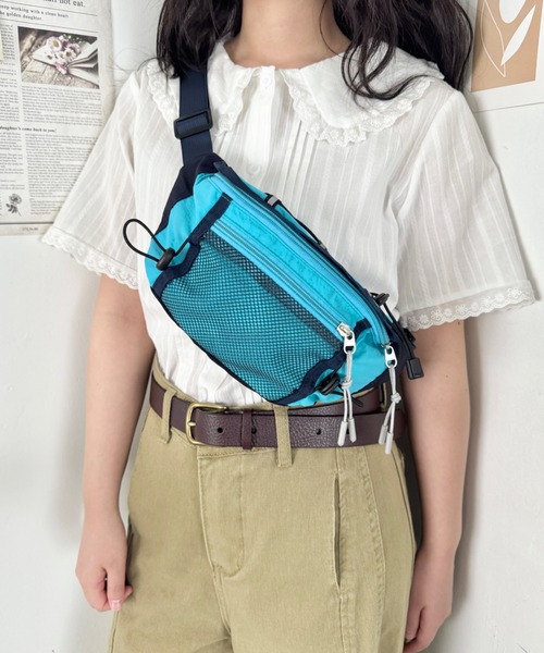 SOLLON.（ソルロン） ウエストポーチ ウエストバッグ カラフルドロスト