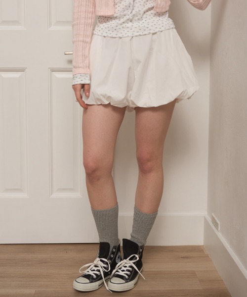 HTHballon shortsバルーンショートパンツ Birthday room（バースデイルーム） パンツ ジョーゼットバルーン