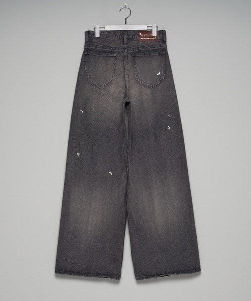 【定価49,500円】MASU バギーデニムパンツ　サイズ46 ブラック MASU（エムエーエスユー） ジーンズ 「M A S U」MB BAGGY JEANS