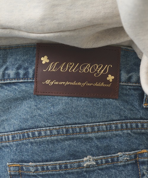 ジーンズ 「M A S U」MB BAGGY JEANS VINTAGE メンズの画像