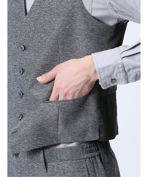 「TAKA-Q」 ベスト LARGE グレー系その他2 メンズ_画像4