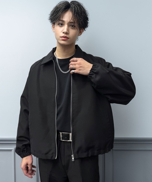 ジャケット・アウター CCDM' Y2K Archive Wide Short Zip Blouson コート ジャケット 短丈 ワイドアーム ジップブルゾン 「セットアップ