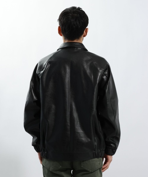 BAYFLOW（ベイフロー） ブルゾン アウター フェイクレザージャケット