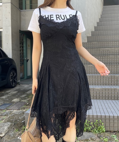 Roger&Raw（ロジャーアンドロウ） ワンピース レースミニキャミソール