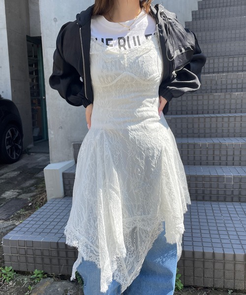 Roger&Raw（ロジャーアンドロウ） ワンピース レースミニキャミソール
