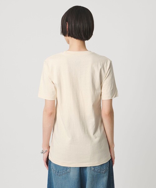 Mixta ミクスタ Tシャツ ベージュ系 サイズ:S | 23春夏 フロッキー タイガー プリント クルーネック Tシャツ | CREW NECK TABBY STATE | コットン | トップス カットソー 半袖 【レディース】【中古】 MIXTA（ミクスタ） tシャツ 」CREW NECK TABBY CAT Tシャツ メンズ