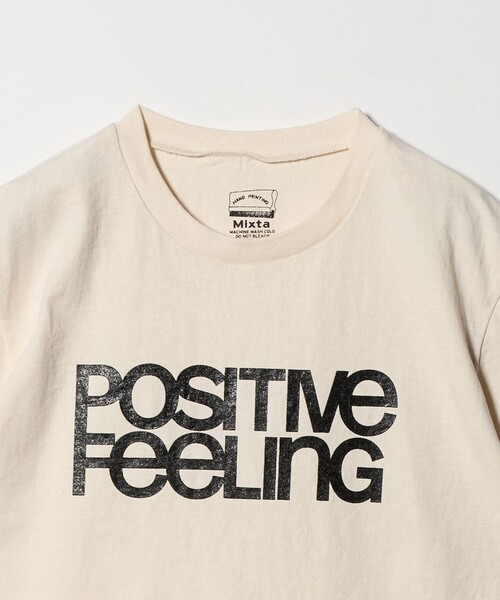 MIXTA（ミクスタ） tシャツ 半袖 「別注」「MIXTA」POSITIVE FEELING T