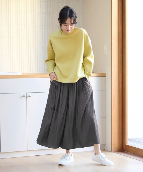 「ANY」 イージーパンツ 1 ブルー レディース_画像8