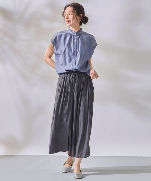 「ANY」 イージーパンツ 1 ブルー レディース_画像9