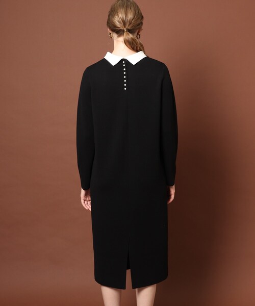 「DRESSTERIOR」 ニットワンピース 36 ブラック レディース_画像2