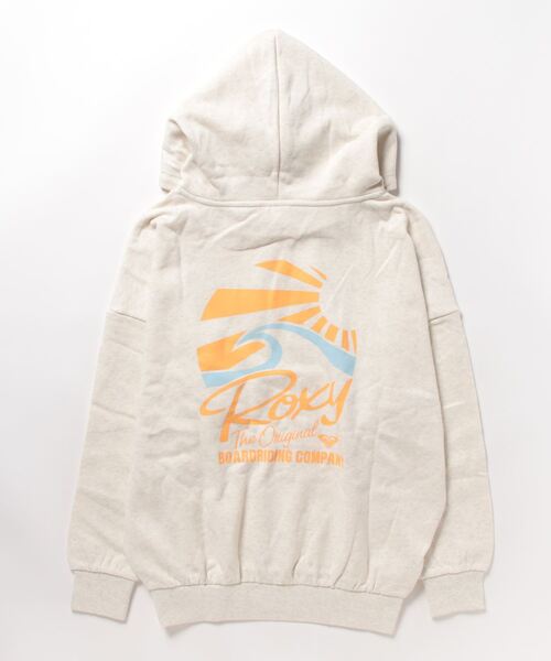 「ROXY」 プルオーバーパーカー MEDIUM グレー レディース_画像2