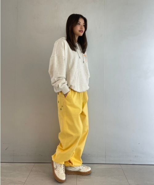 「ROXY」 プルオーバーパーカー MEDIUM グレー レディース_画像5