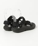 「Teva」 フラットサンダル 22cm ブラ...の詳細画像1