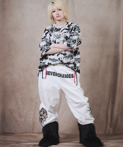 GALFY（ガルフィー） ワイドパンツ スウェットパンツ ジャージ 「GALFY