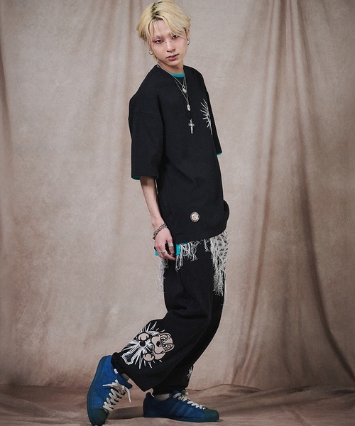 GALFY（ガルフィー） ワイドパンツ スウェットパンツ ジャージ 「GALFY