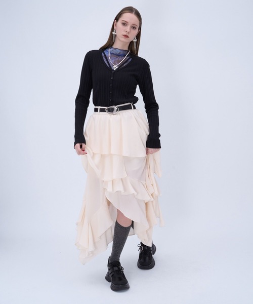 【NANA×HARE LADIES】レースフリルイレヘムスカート NANA×HARE LADIES】レースフリルイレヘムスカート | [公式]ハレ（HARE