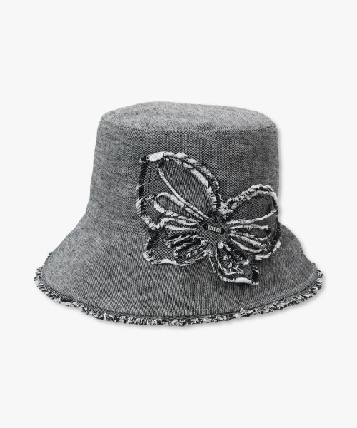 アナスイ　ハット ANNA SUI NYC ロゴ刺繍 バスクハット BEIGE 23SP-I（アナスイ