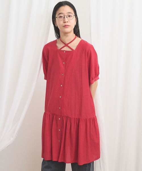fig London（フィグロンドン） ワンピース _CottonCupra lawn mini