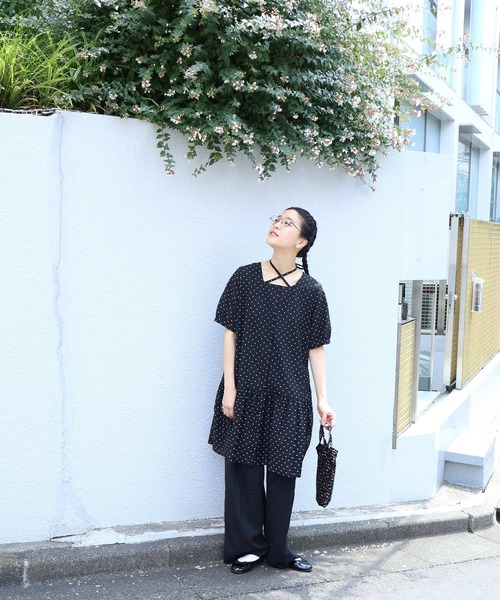 ワンピース fig London Jasmin mini dress fig London（フィグロンドン） ワンピース _CottonCupra lawn mini