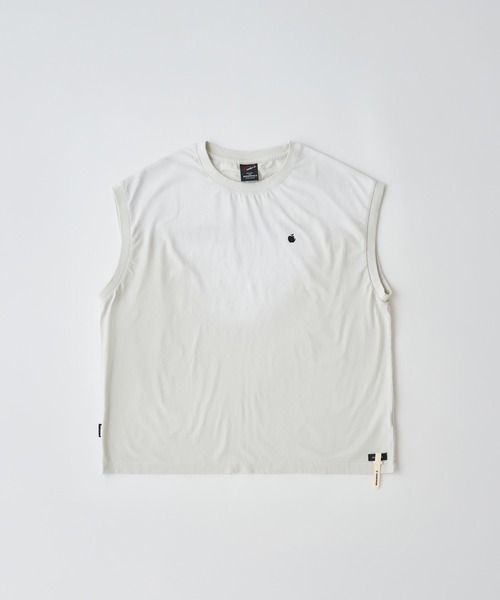 tシャツ 「ADAMPATEK/アダムパテック」basic logo aging sleeveless ベーシックロゴエイジングノースリーブTEE_1